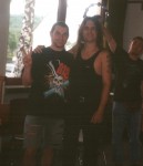 1996 Harry Reischmann und Dave Lombardo (Slayer)