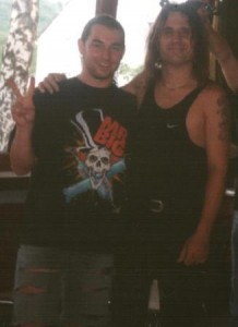 Harry Reischmann und Dave Lombardo (Slayer)