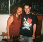 1996 Tal Bergman (Billy Idol) und Harry Reischmann
