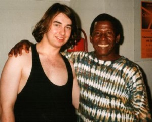 Harry Reischmann und Famoudou Konate (djembe Master) 