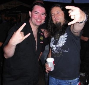 Harry Reischmann und Michael Wilton (Queensryche) 