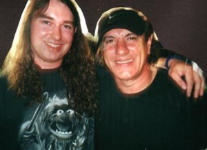 Harry Reischmann und Brian Jonson (ACDC)