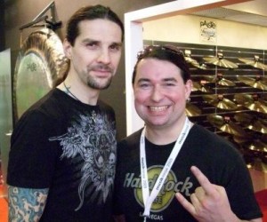 Daniel Löble (Helloween) und Harry Reischmann