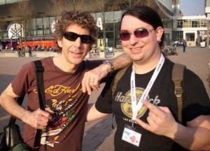 Simon Phillips (Toto) und Harry Reischmann