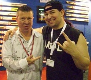 Paul Agner (Agner Drumsticks) und Harry Reischmann