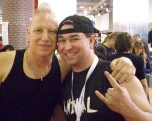 Mike Terrana (Rage) und Harry Reischmann