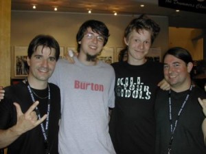 Bernd Botzenhardt, Thomas Müller, Luca May und Harry Reischmann