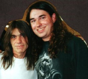 Malcom Young (ACDC) und Harry Reischmann