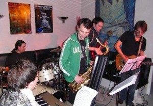 Ulli Hagel, Harry Reischmann, Ralf Ritscher, Chris Gajny und Thomas Atzinger. Harry and Friends 2009