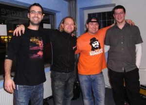 Thomas Frank (Music on Stage), Dirk Brand, Harry Reischmann und Markus (Music on Stage)
