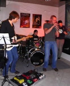 Thomas Atzinger, Harry Reischmann, Ralf Rotzek und Chris Gajny Harry and Friends Feb. 2009