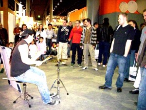 Harry Reischmann - 2009 für Agner Drumsticksin Frankfurt (Musikmesse)