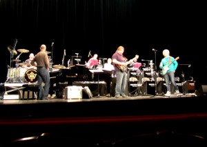 Harry Reischmann mit SKIBBE - Probe im Stadttheater Fürth mit der Thilo Wolf Big Band