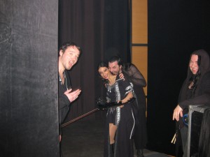 Maic Burkhartd, Katharina Garrard, Gunter Laudahn und Harry Reischmann in Bochum