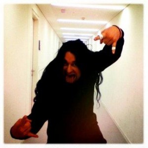 Harry Reischmann backstage bei gregorian 2011