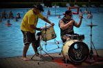 Wacken Schwimmbad 2019 - Drum show Harry Reischmann