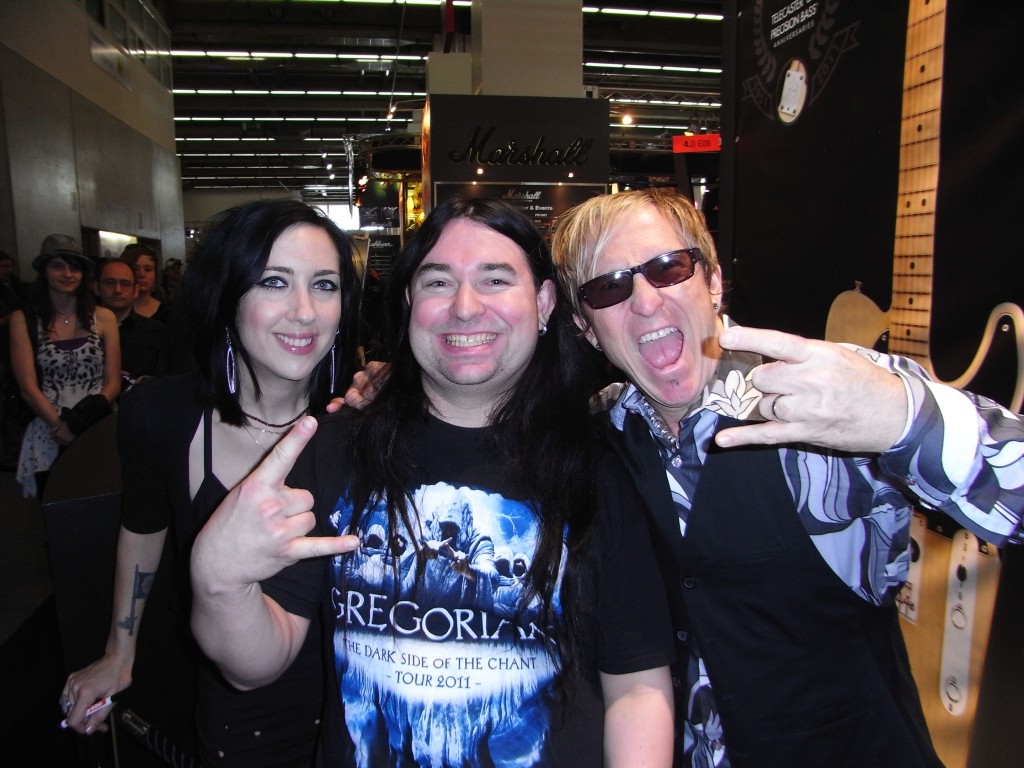 Eva Gardner (Pink), Harry Reischmann and Marc Schulman (Pink) - Musik Messe 2011