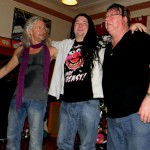 Hermann Skibbe, Harry Reischmann und Werner Saumweber mit Skibbe in Höchstädt 2012