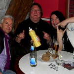 Hermann Skibbe, Harry Reischmann und Werner Saumweber mit Skibbe in Altdorf 2012