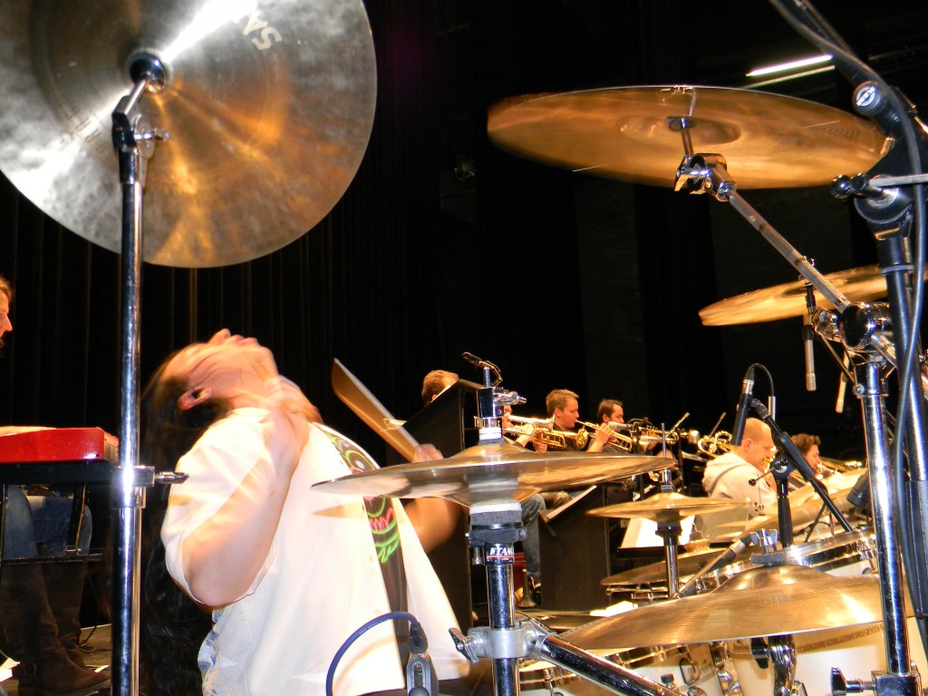 Harry Reischmann - Soundcheck mit der Thilo Wolf Big Band - 2012 in Fürth