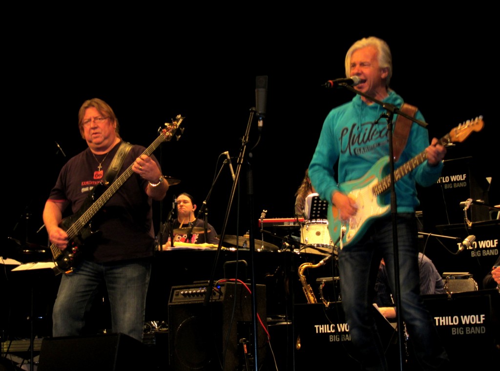 Harry Reischmann mit SKIBBE - Probe im Stadttheater Fürth mit der Thilo Wolf Big Band