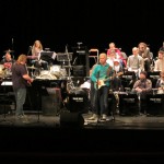Harry Reischmann mit SKIBBE - Probe im Stadttheater Fürth mit der Thilo Wolf Big Band