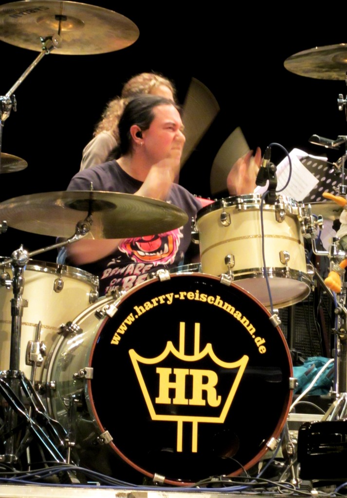 Harry Reischmann mit SKIBBE - Probe im Stadttheater Fürth mit der Thilo Wolf Big Band
