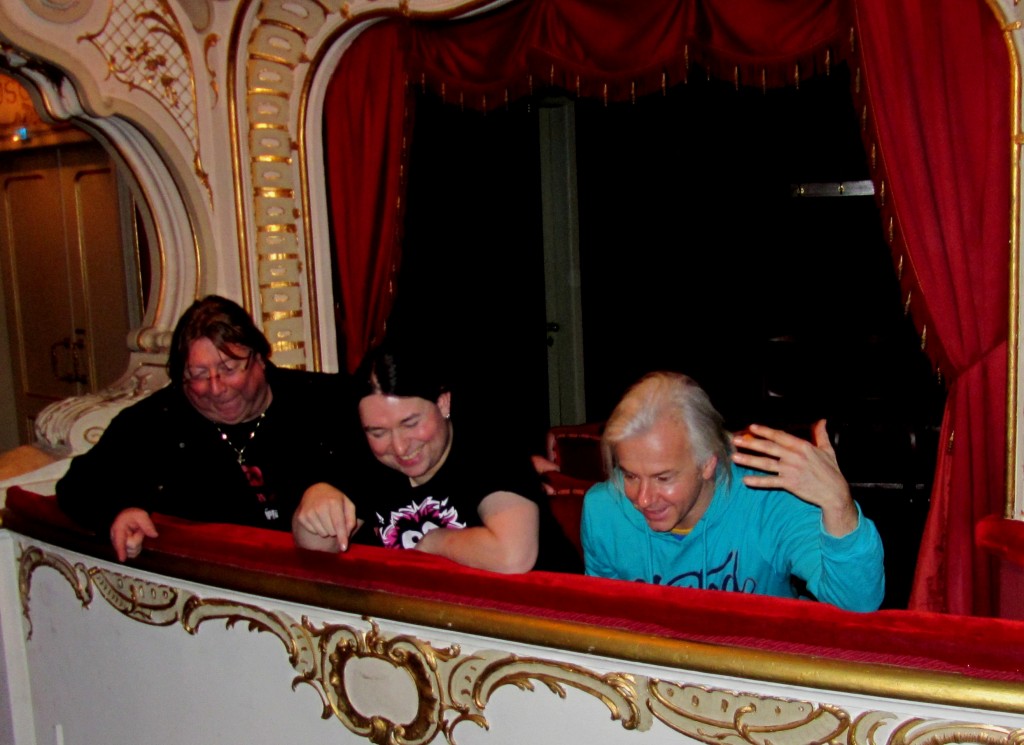Harry Reischmann mit SKIBBE - Probe im Stadttheater Fürth mit der Thilo Wolf Big Band