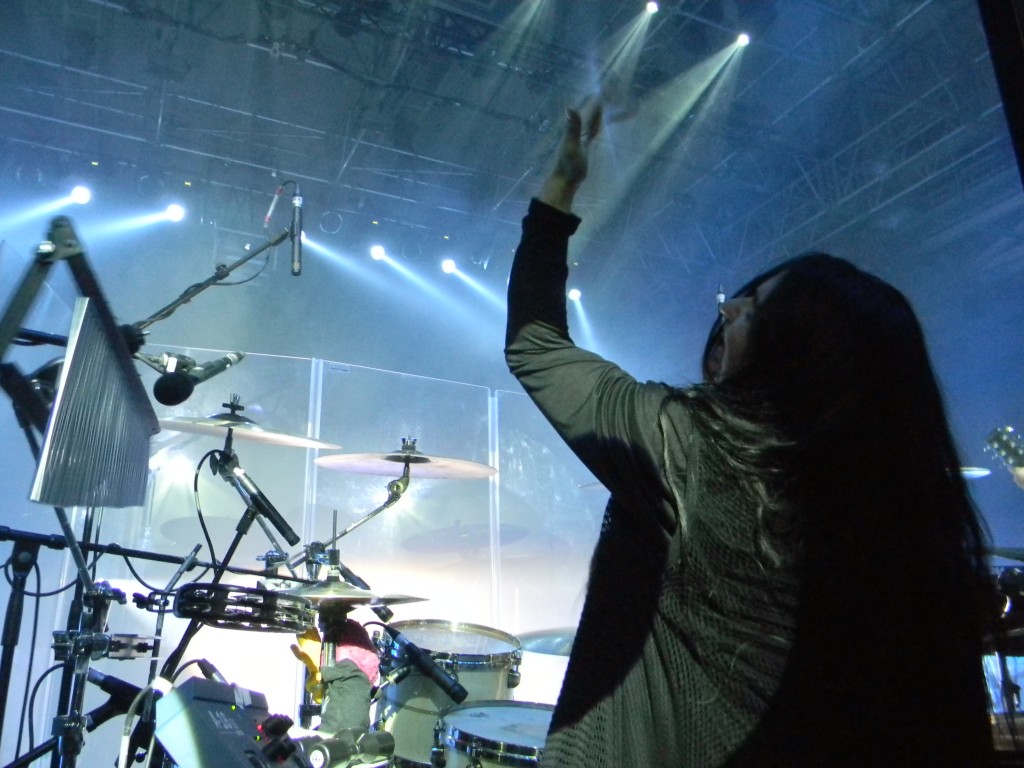 Harry Reischmann on Stage with Gregorian in Ostrava