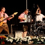 Andy Reischmann, Klaus Gerstlauer and Harry Reischmann 2011 mt. angel - biergarten