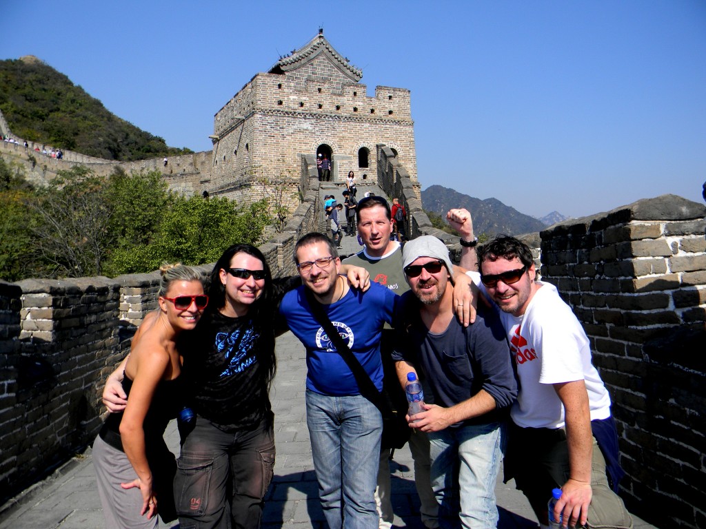 Daniela, Harry Reischmann, Markus, John, Reiny and Maic - 2011 in China