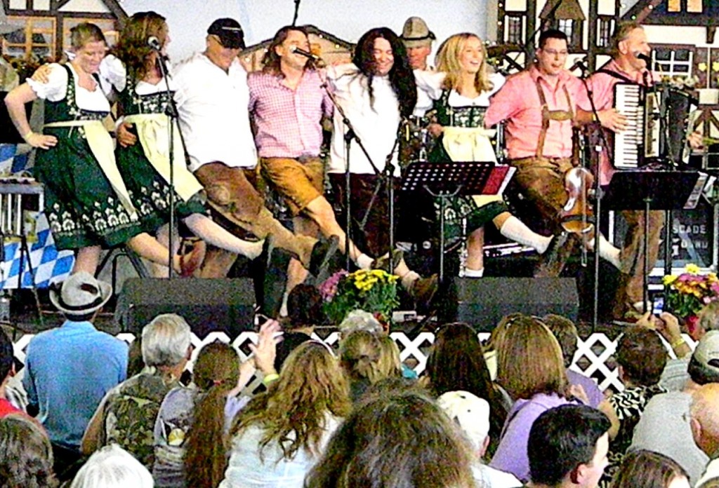 Donaumusikanten and Musikmakers on Stage 2011 in Mt. Angel