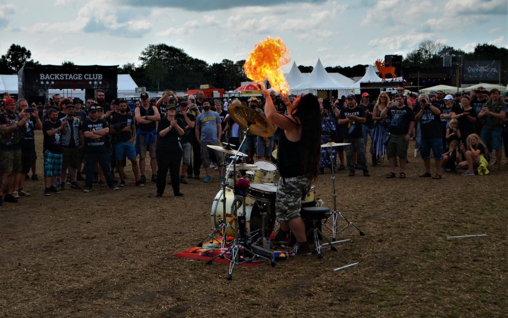 Wacken Foundation 2019 - Drum show Harry Reischmann